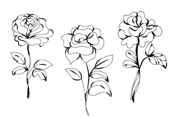Cute Botanical Floral Flower Review for Real Embroidery