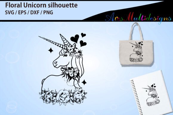Floral Unicorn Sublimation Silhouette Review