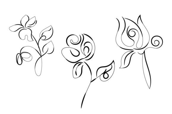 Flower Floral Flat Doodle Ornament Review