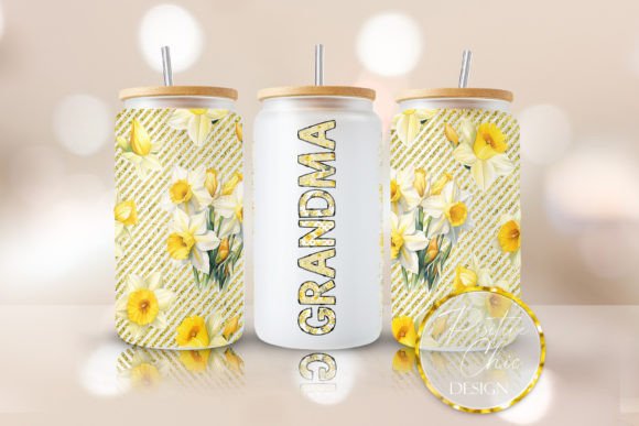 Grandma Floral Libbey Can Wrap PNG UVDTF Review