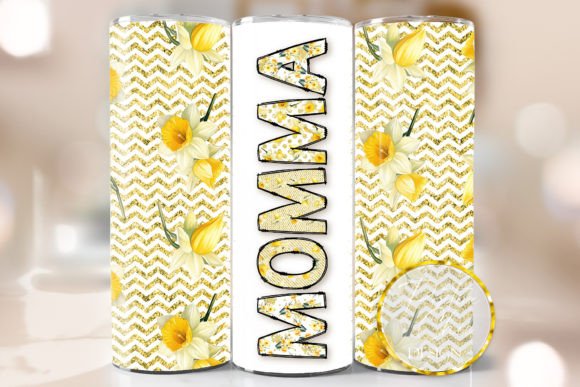 Spring Floral Momma Tumbler Wrap PNG Review