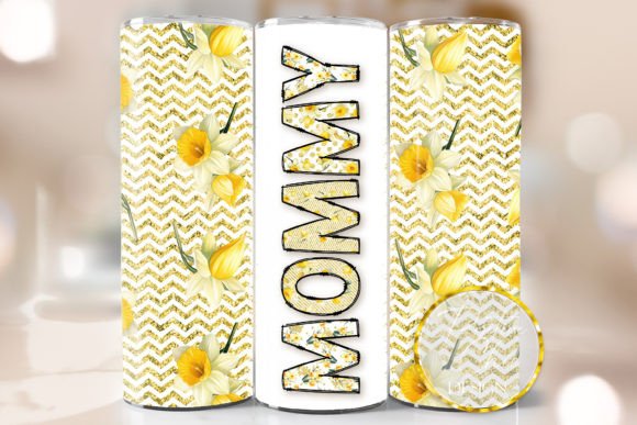 Spring Floral Mommy Tumbler Wrap PNG Review