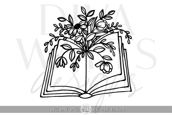 Trendy Flowers in Book Design SVG Review